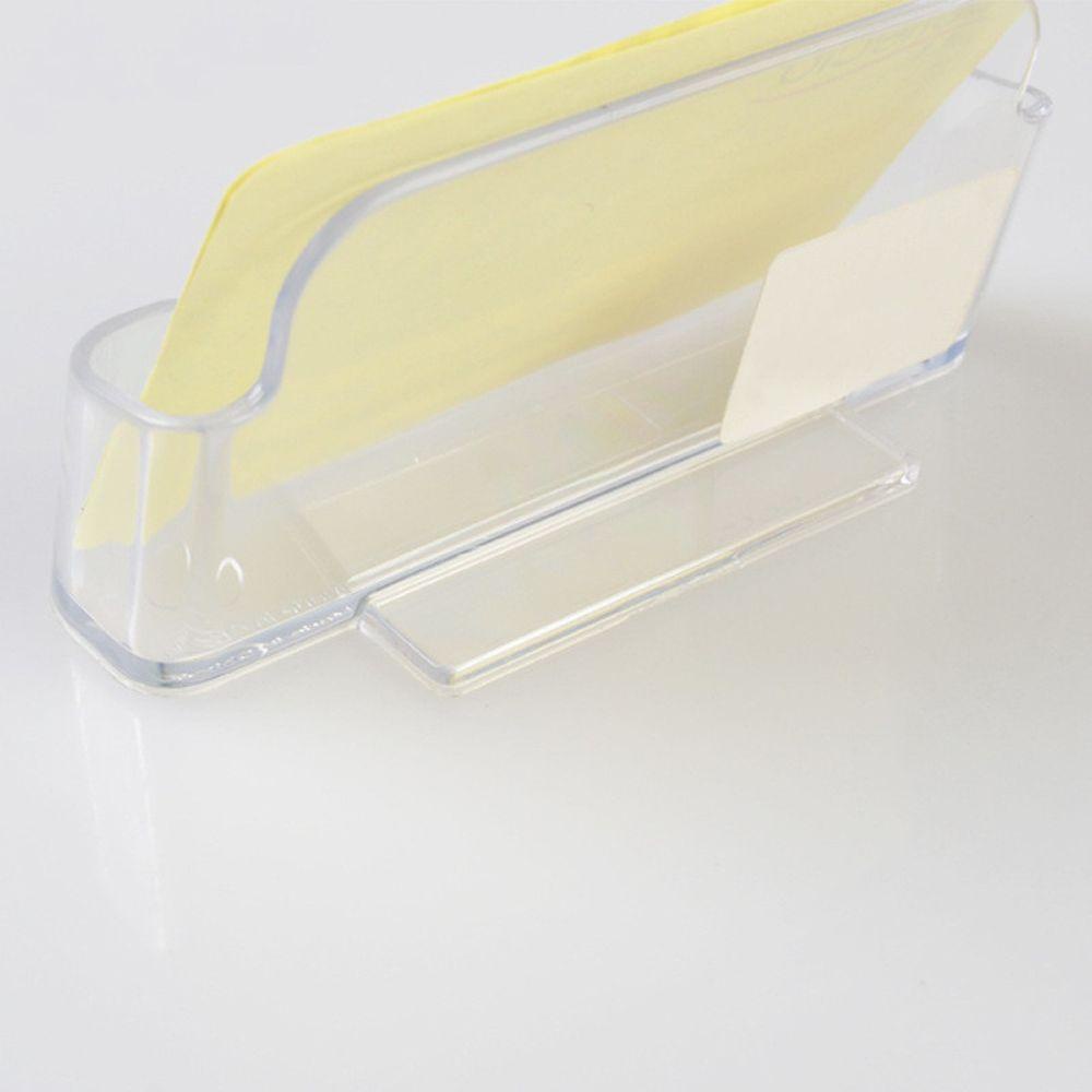 Giá Kẹp Thẻ Ghi Chú Để Bàn Bằng Acrylic Trong Suốt Tiện Dụng