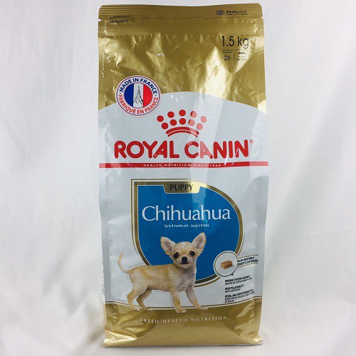 [CHÍNH HÃNG] ROYAL CANIN - CHIHUAHUA PUPPY THỨC ĂN CHO CHÓ CHIHUAHUA DƯỚI 8 THÁNG - GÓI 1.5KG
