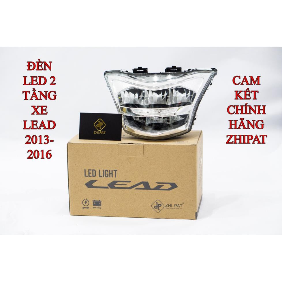 ĐÈN PHA LED 2 TẦNG ZHIPAT LẮP CHO XE LEAD 2013-2016 ( CÓ 2 MÀU TRẮNG VÀ ĐEN KHÓI)