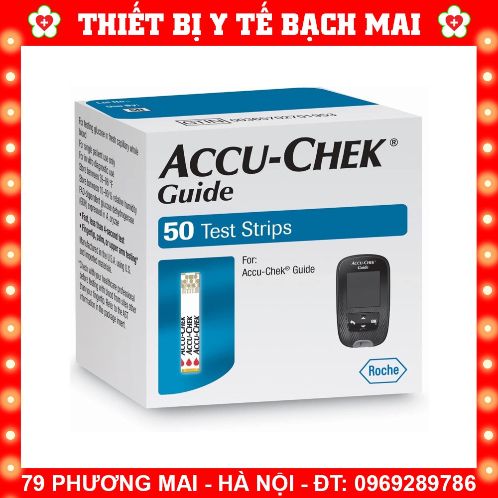 [HÀNG CHÍNH HÃNG] MÁY ĐO ĐƯỜNG HUYẾT ACCU-CHEK GUIDE MỚI NHẤT 2021 - SẢN XUẤT TẠI MỸ - BẢO HÀNH TRỌN ĐỜI