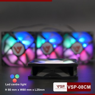 Fan Case V-08VM LED (8cm) (FAN V-08VM LED MQ)