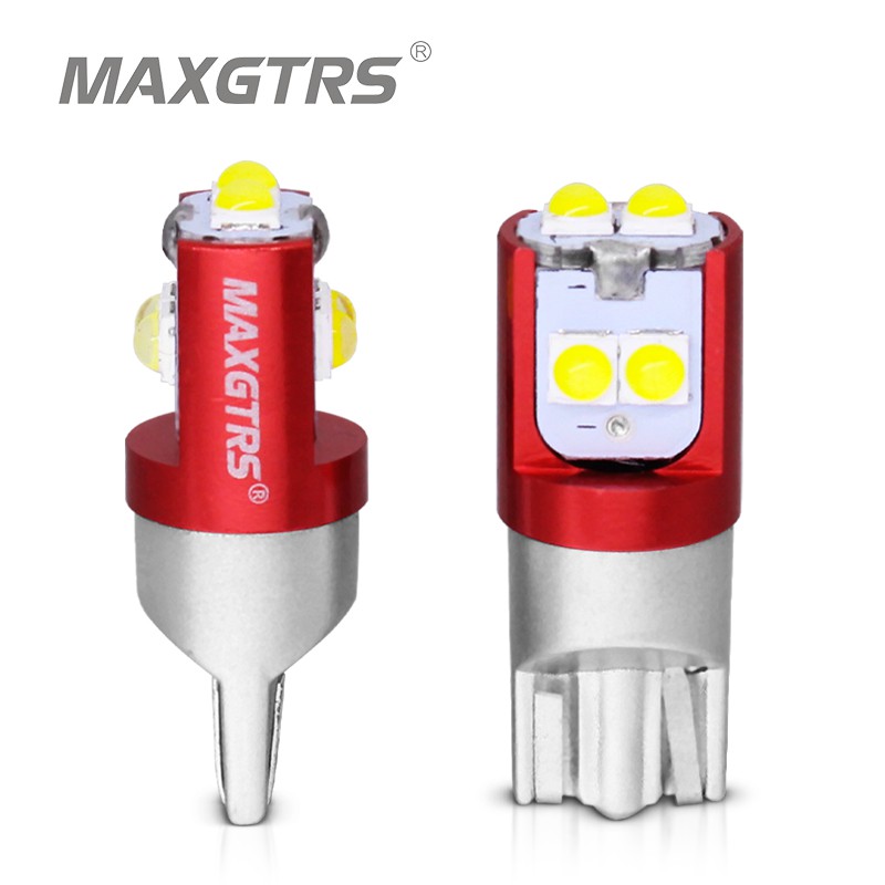 Bộ 2 Bóng Đèn Led T10 MAXGTRS Gắn Bên Trong Xe Hơi W5W 5w 12v