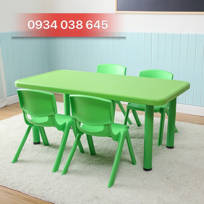 Bàn học cho bé thích hợp cho trẻ ngồi từ mẫu giáo đến hết cấp 2