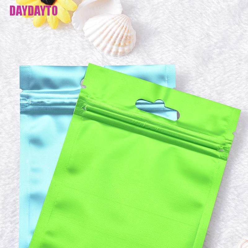 [DAYDAYTO] Set 10 Túi Giấy Nhôm Phẳng Đựng Hoa Tulip Tự Dính