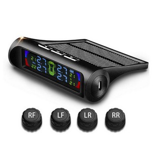 Cảm Biến Áp Suất Lốp Màn Hình Điện Tử Taplo Năng Lượng Mặt Trời TPMS Van Ngoài Myk