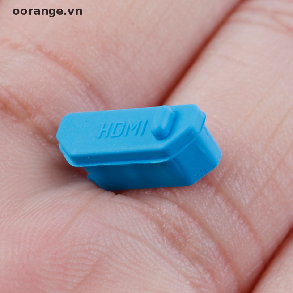 Bộ 10 miếng vỏ silicone chống bụi cho đầu HDMI cao cấp