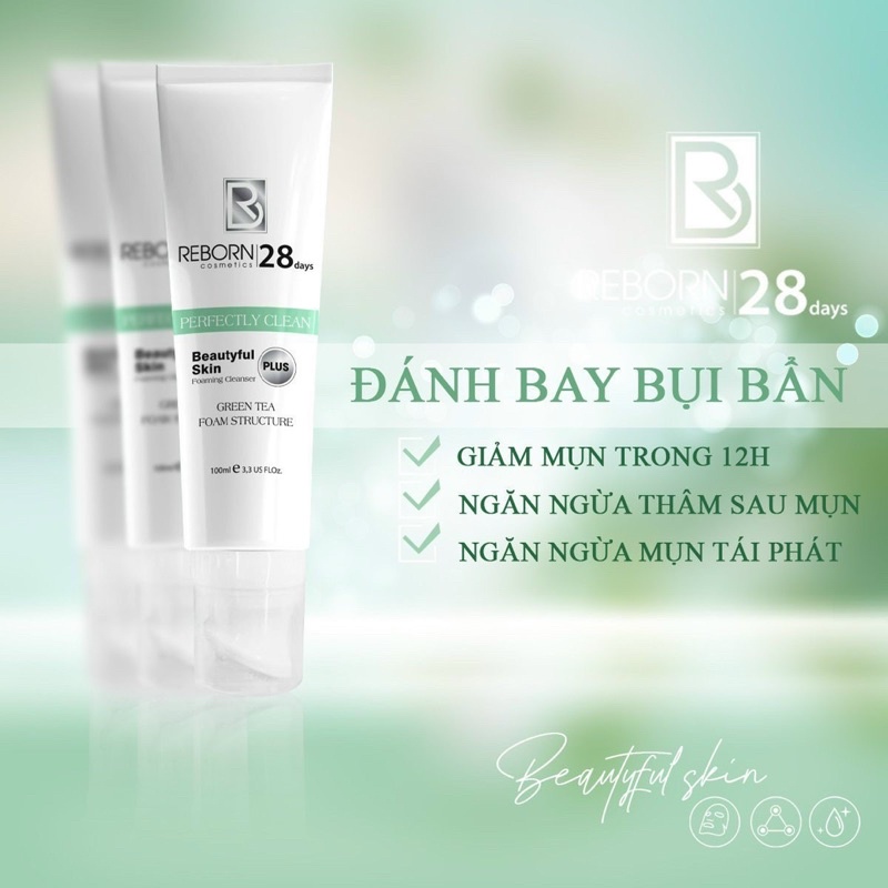 Sữa Rửa Mặt Reborn Cam Kết Chính Hãng