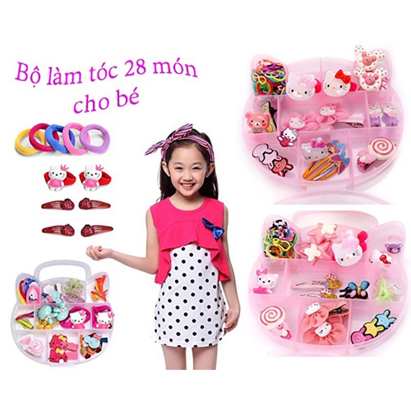 Bộ làm tóc 28 món cho Bé giá rẻ