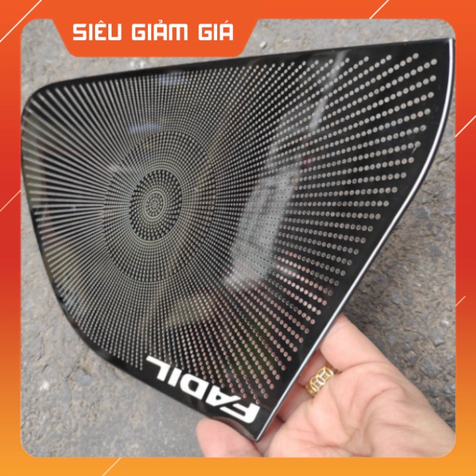 Sản Phẩm Ốp chống xước cánh cửa titan Fadil, ốp tapli cửa titan Vinfast Fadil + Ốp màng loa titan Fadil Hàng Cao Cấp