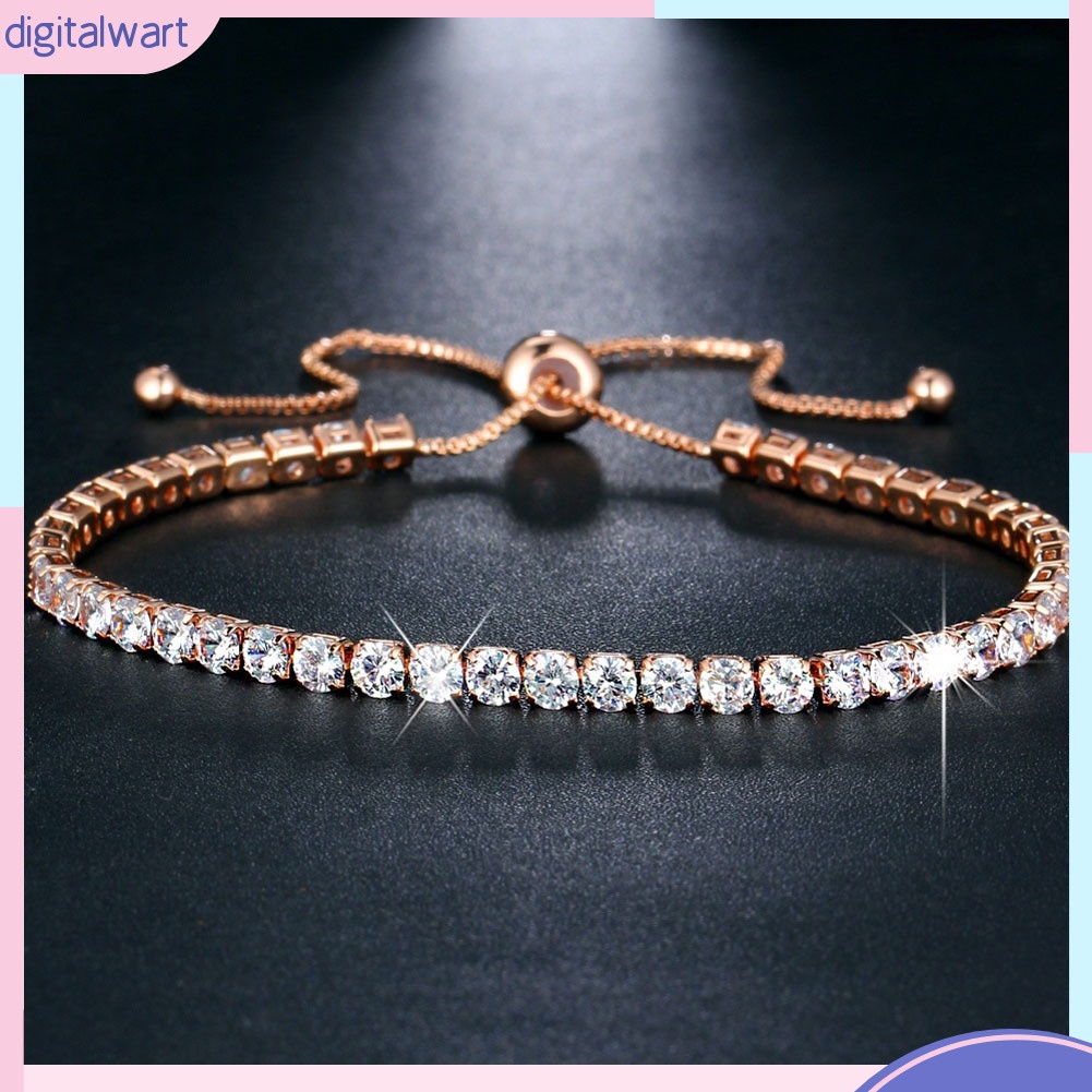 Vòng Đeo Tay Đính Đá Phong Cách Sang Trọng Thanh Lịch Dành Cho Nữ