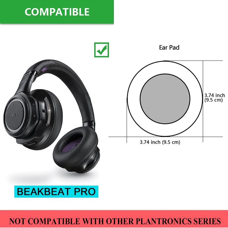 Đệm Tai Nghe Chống Ồn Thay Thế Chuyên Dụng Cho Plan-tronics Backbeat Pro
