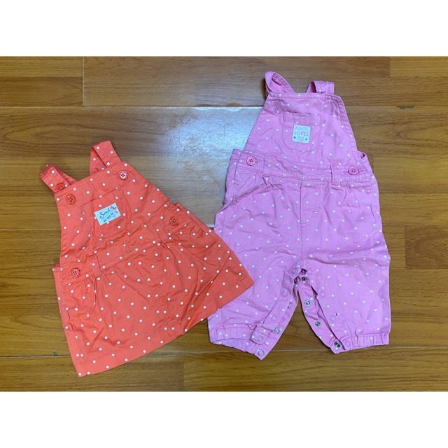 Set yếm bé gái carter