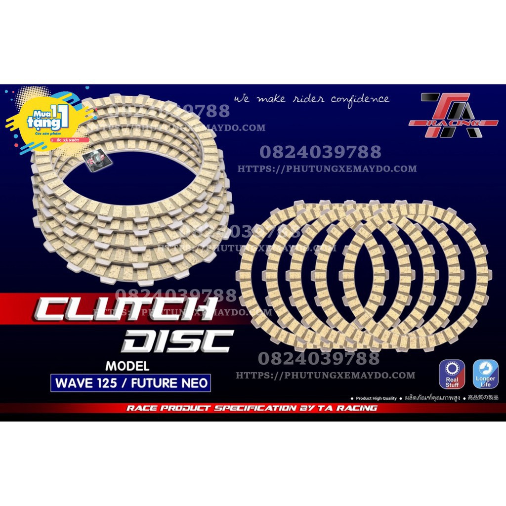 BỐ NỒI TA RACING CHO FUTURE NEO/ WAVE 125
