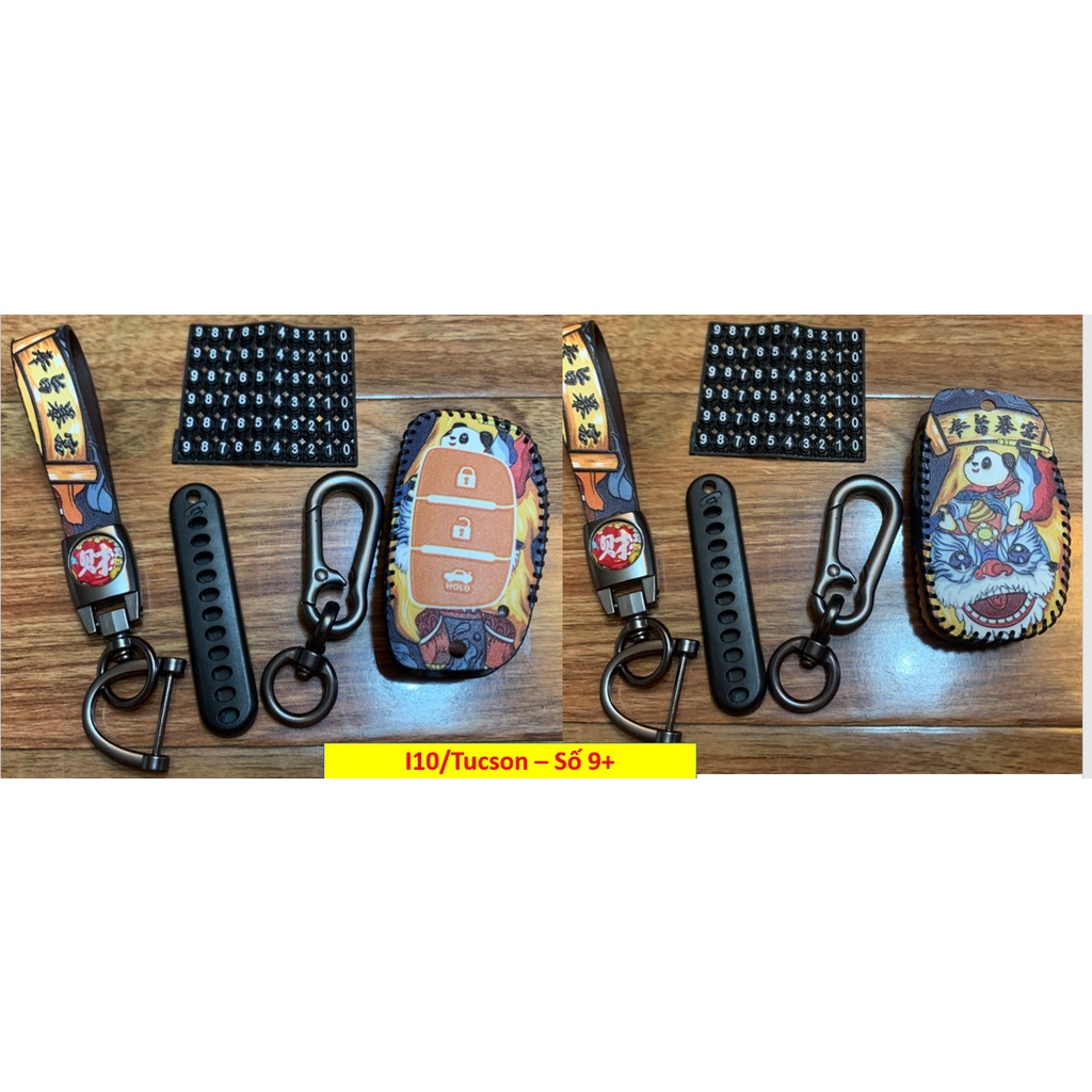 Bao da chìa khóa tài lộc cho Hyundai I10, Tucson