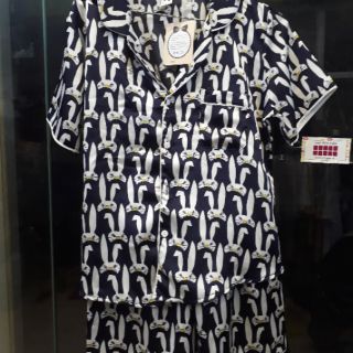 Bộ pijama lụa phi bóng