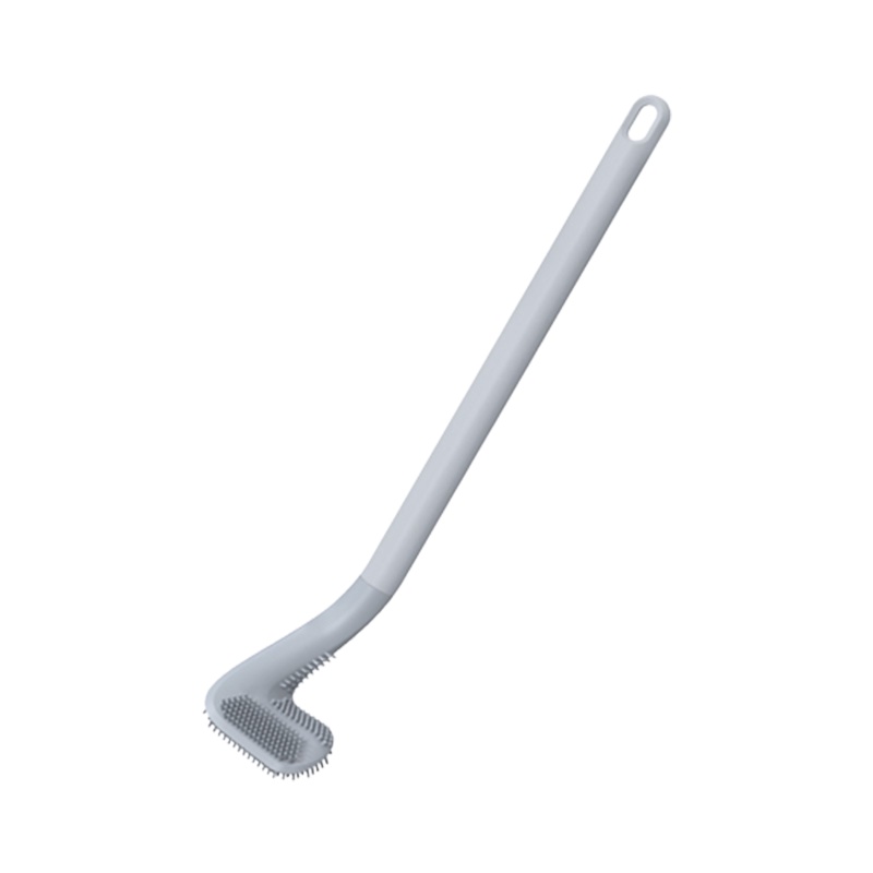 Chổi cọ bồn cầu, cọ tolet bằng silicon có cán dài chắc chắn thuận lợi cho việc vệ sinh - AKA MART