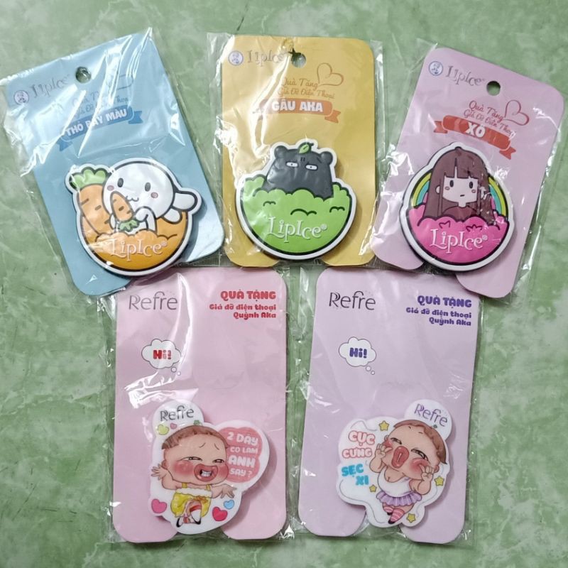 (GIAO NGẪU NHIÊN) Giá đỡ điện thoại hình chibi hoạt hình
