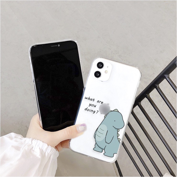 Ốp lưng iphone Naughty Dino viền trong chống ố 6/6plus/6s/6splus/7/7plus/8/8plus/x/xr/xs/11/12/13/pro/max/plus/promax