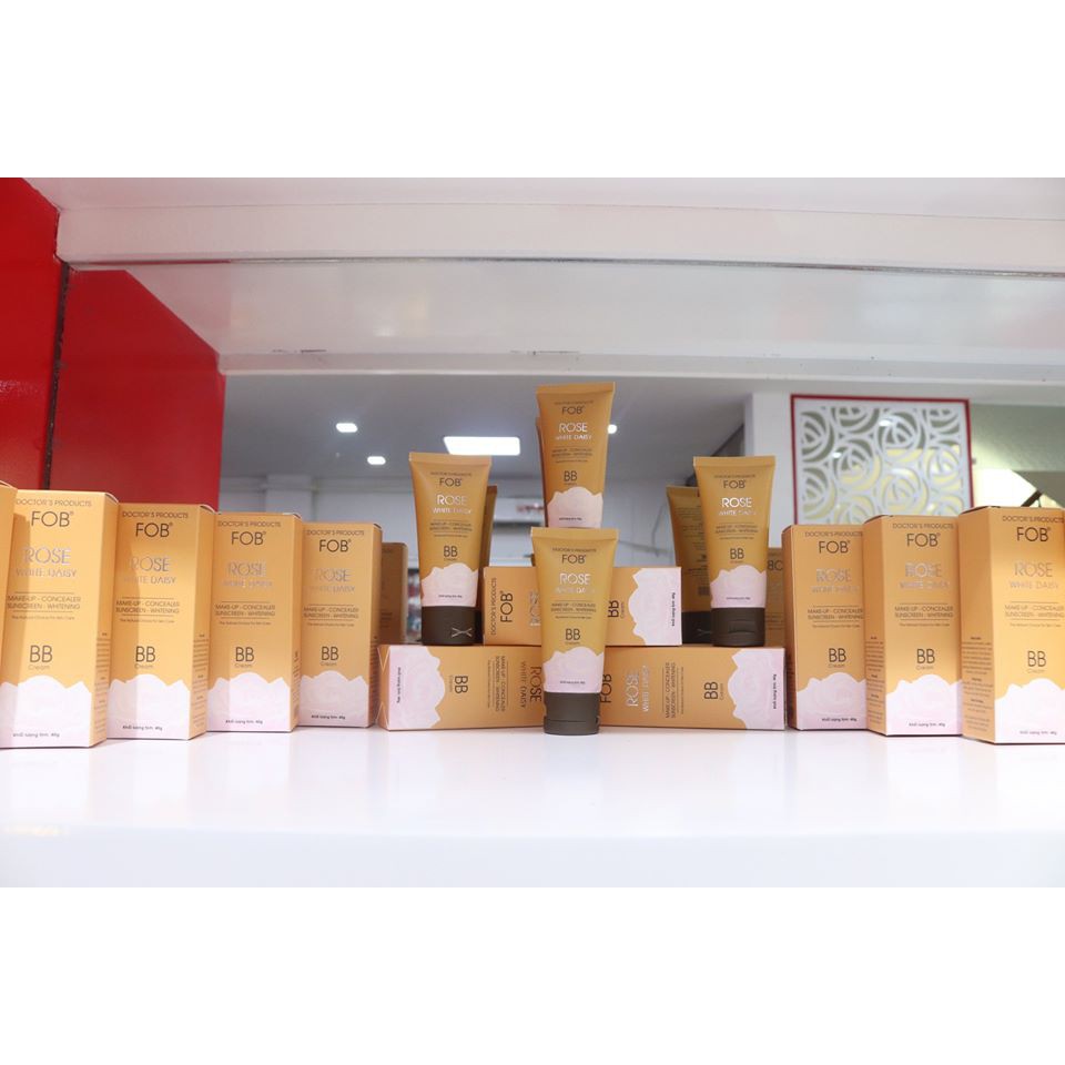 [BB Cream] Kem nền trang điểm, chống nắng FOB_Rose white daisy fob | BigBuy360 - bigbuy360.vn