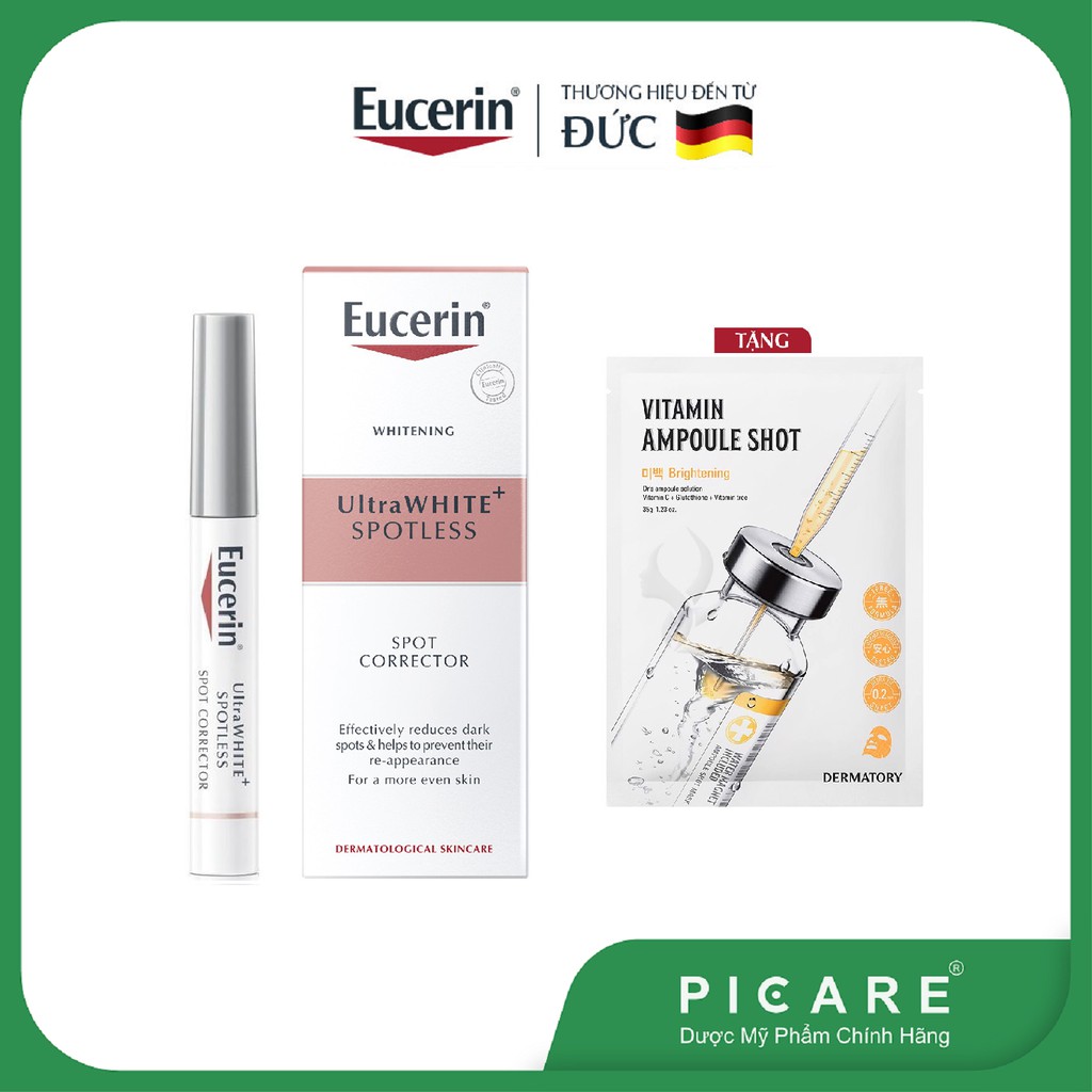 Tinh chất giảm thâm nám Eucerin Ultrawhite + Spotless Spot Corrector 5ml- Hiệu quả sau 2 tuần sử dụng.