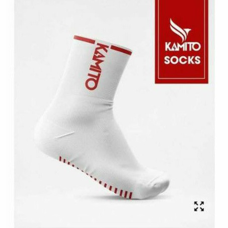 [Hàng Chính Hãng] Tất thể thao Kamito đỏ trắng loai mỏng