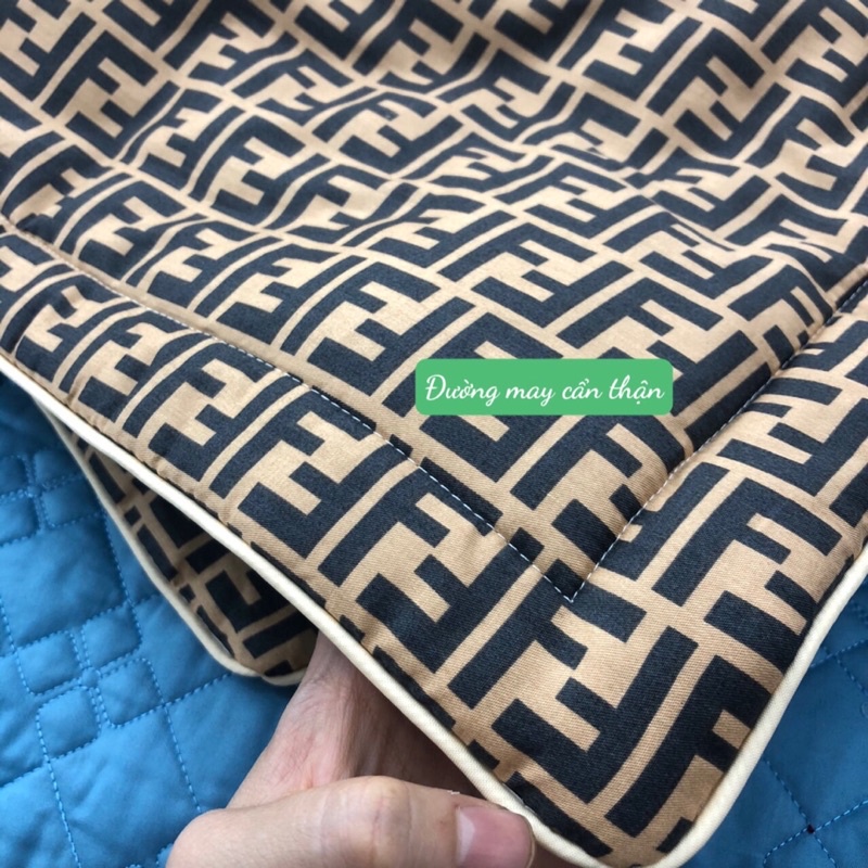 Vỏ Gối Nằm Cotton Lụa Thương Hiệu Cao Cấp 45x65 1 Đôi , Vỏ Gối Nằm Có Lót Bông Khoá Kéo Bình Tập Chăn Ga