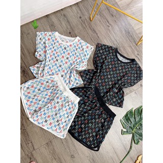 Set bộ  đùi nữ NY🌸 bộ cộc đùi mùa hè áo cộc quần short đùi form rộng