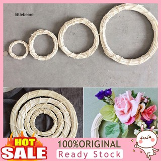 Vòng treo cửa màu trơn đan từ sợi mây