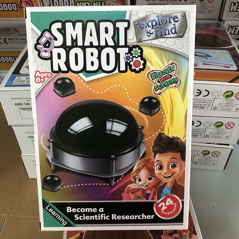 Bộ đồ chơi khoa học tự chế tạo robot thông minh Smart Robot – Explore&Find