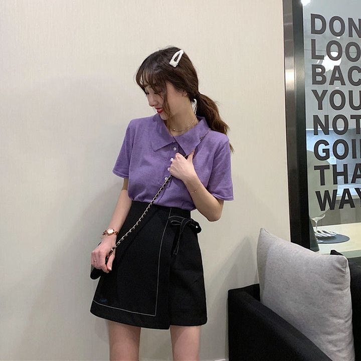 Chân Váy chữ A thắt nơ phong cách Hàn Quốc hàng Quảng Châu cao cấp | BigBuy360 - bigbuy360.vn