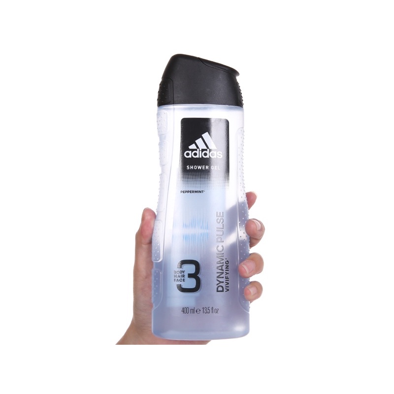 Sữa Tắm Gội Adidas Dynamic Pulse 3 Trong 1 Dành Cho Nam - 400ml