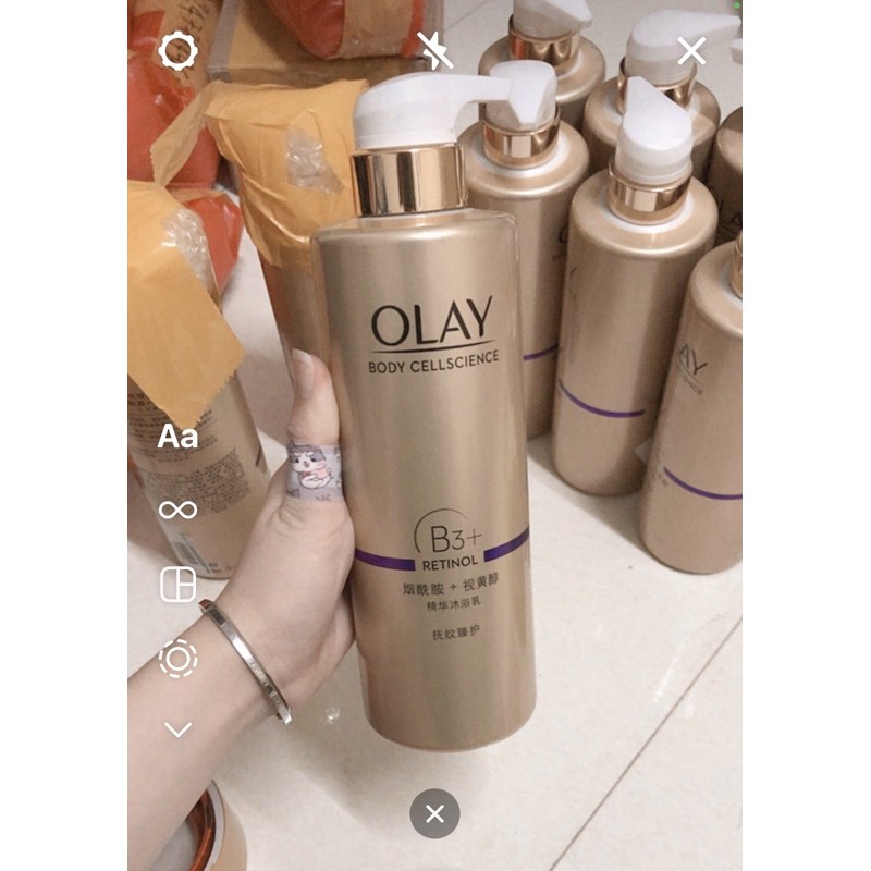 SỮA TẮM OLAY B3 RETINOL DƯỠNG TRẮNG