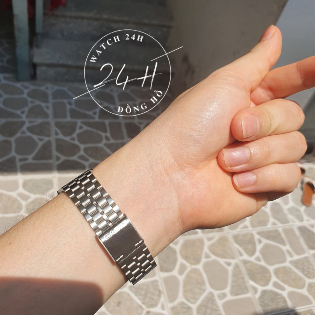 Đồng hồ nam nữ Casio A159 WR06, dây thép không gỉ sang trọng,kiểu dáng hot nhất 2021 | BigBuy360 - bigbuy360.vn