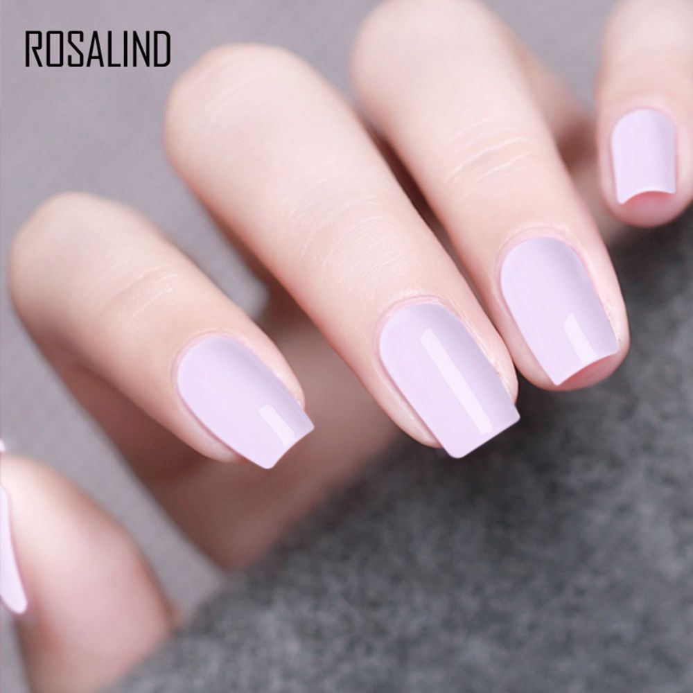 [Hàng mới về] Gel sơn móng tay Rosalind màu trơn đa sắc sấy khô dưới dưới led / uv cao cấp