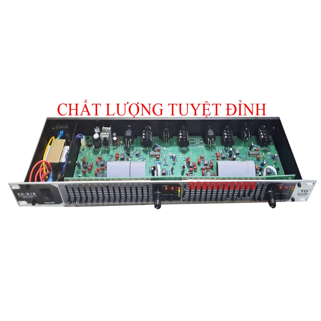 Lọc xì TD 215 acoustic chính hãng- tặng 2 dây canon