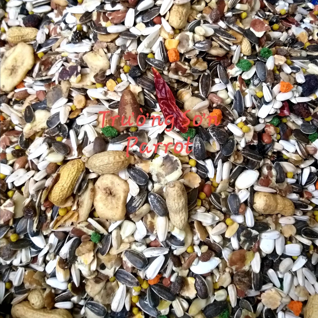 1kg hạt trộn TROPICAL BIG PARROTS MANITOBA  chuyên dùng cho tất cả vẹt macaw và cookatoo lớn