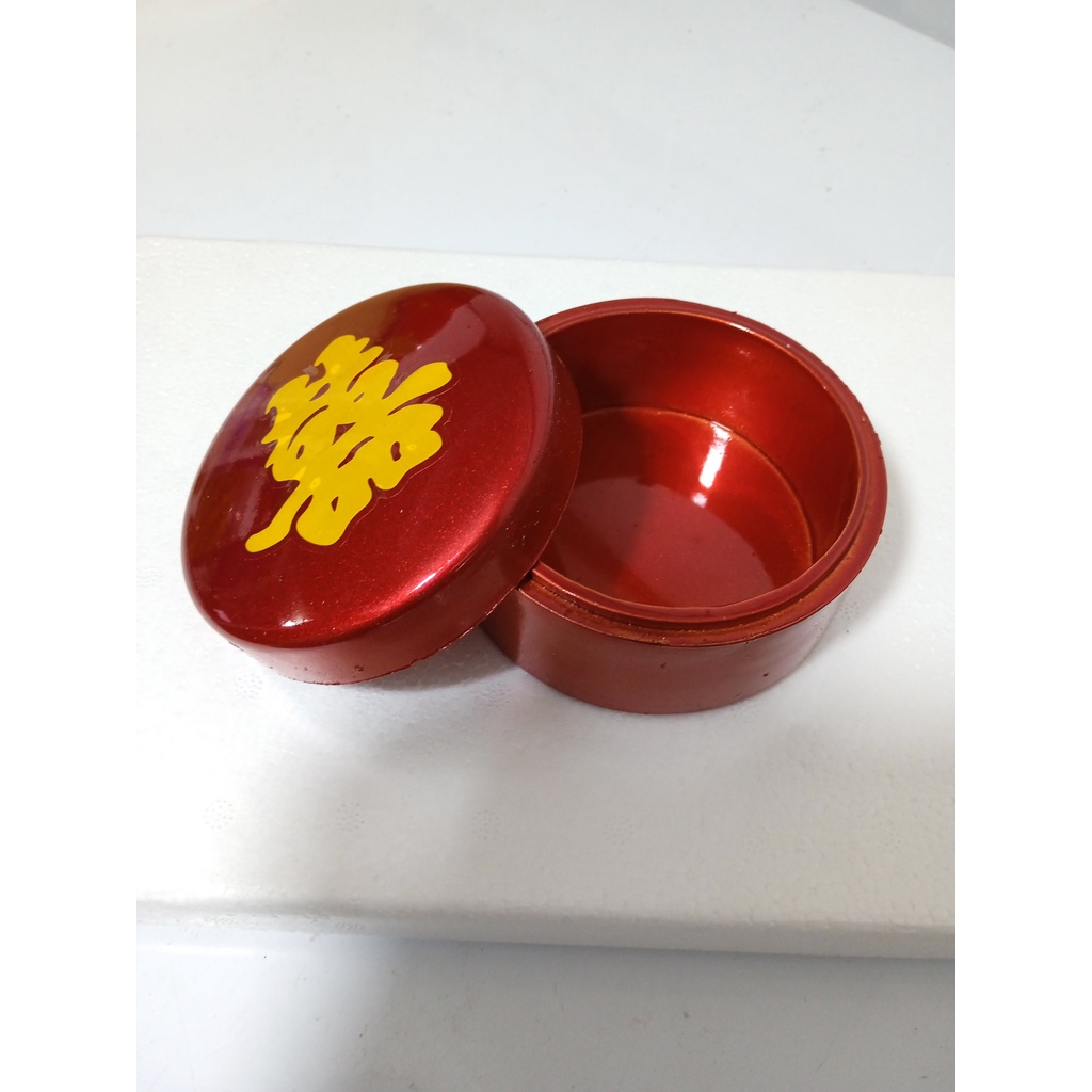 Khây trầu rượu cưới hình lục giác đỏ - Khây sính lễ - Dài 29 Cm x Rộng 39 Cm x Cao 8 Cm