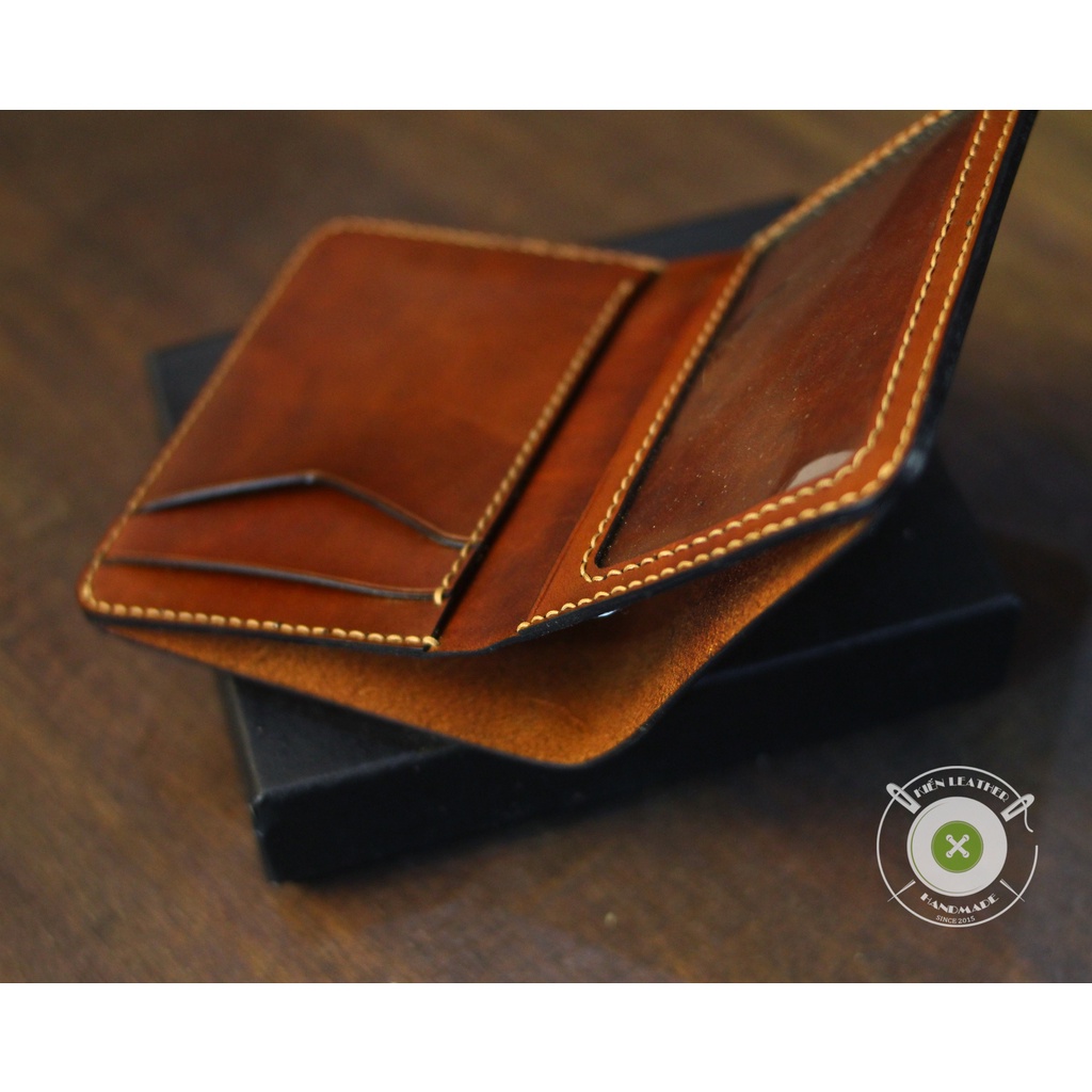 Ví nam cao cấp, Ví da màu Patina độc đáo,Hàng thủ công, Bảo hành 5 năm