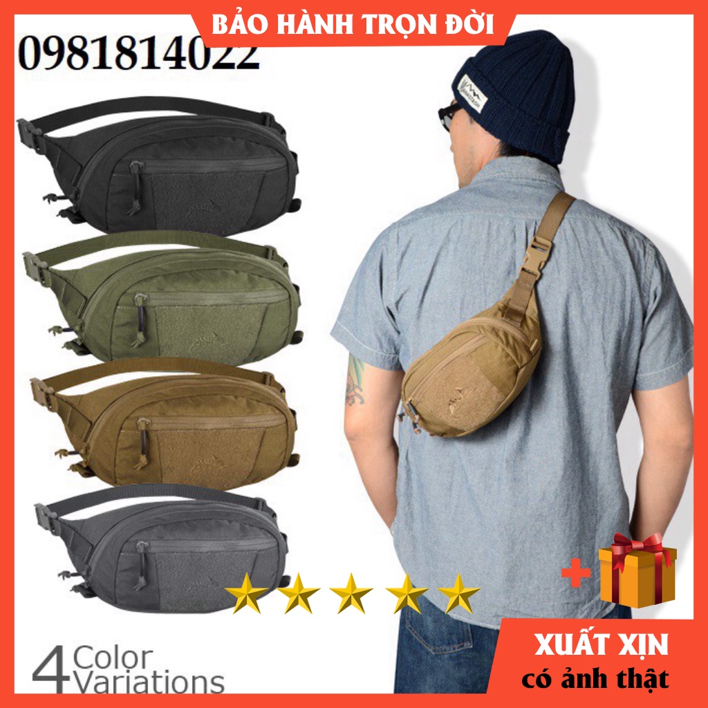 Túi đeo chéo bao tử nam Helikon-Tex Possum - Bandicoot WAIST PACK Cordura 💕CHỐNG NƯỚC💕túi đeo bụng ngang hông đeo vai