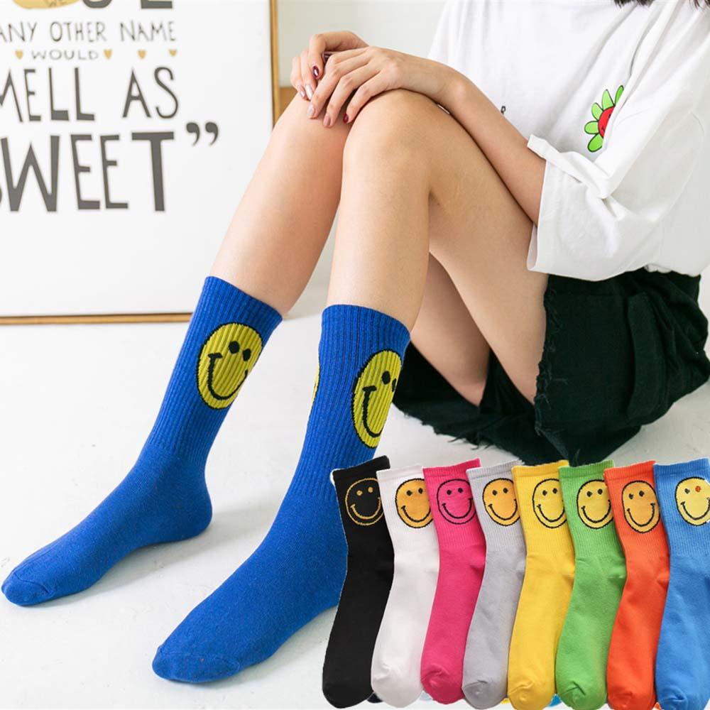 HARRIETT Tất Cotton HìNh MặT CườI MàU SắC