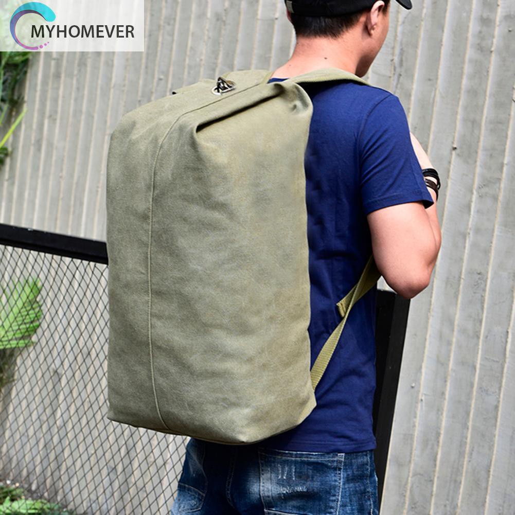 myhomever Big Outdoor Backpacks Men Travel Canvas Sports Shoulder Bags Rucksacks