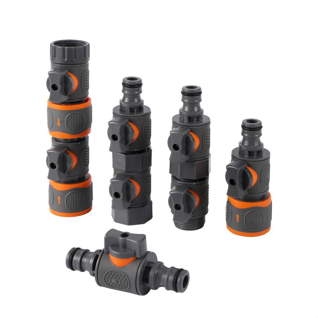 Đầu Nối Van Nước Tưới Vườn / Rửa Xe Nhanh Chóng 1 / 2 "3 / 4" 1 "