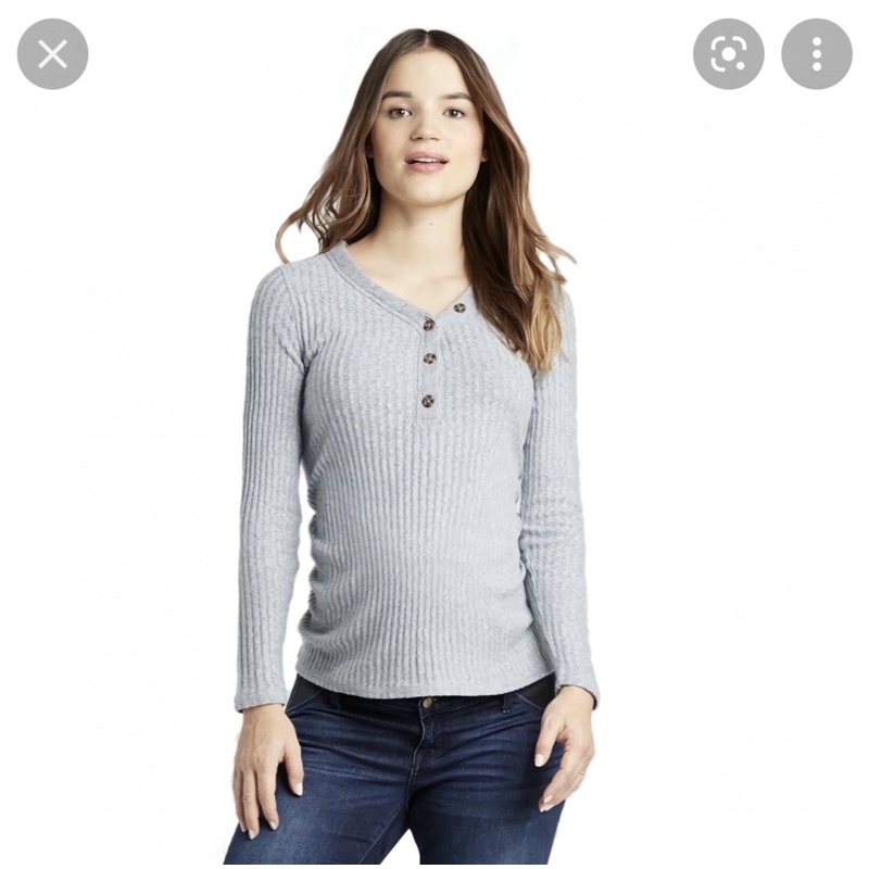 Áo len gân cổ tim hãng Isabel xuất Mĩ - Thanh lý vnxk