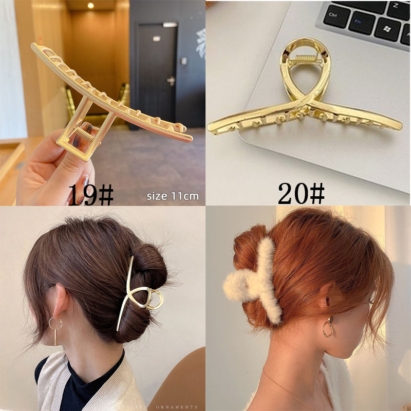 Kẹp tóc hợp kim mẫu mã đa dạng phong cách Hàn Quốc thời trang