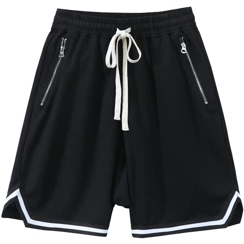 Quần short 1v lưng thun có khoác zip chất thun co dãn 4 chiều_ from unisex nam/nữ [hình thật]