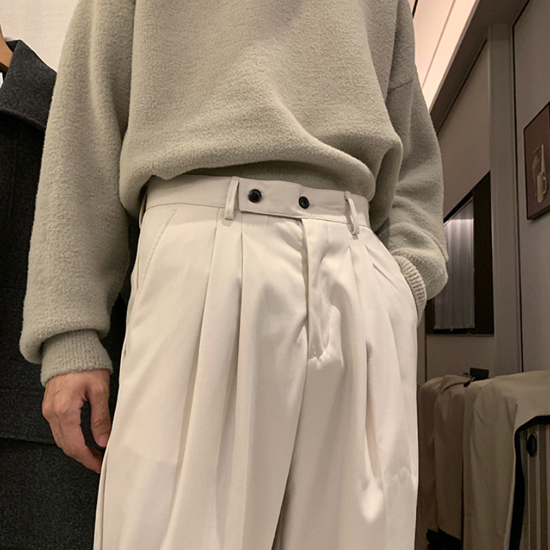 Quần dài ống rộng phong cách retro Hàn Quốc thời trang cho nam size s-3xl quần jean nam