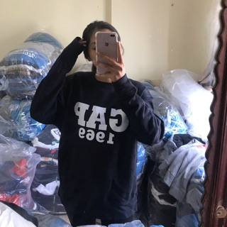 Áo sweater Chữ GAP