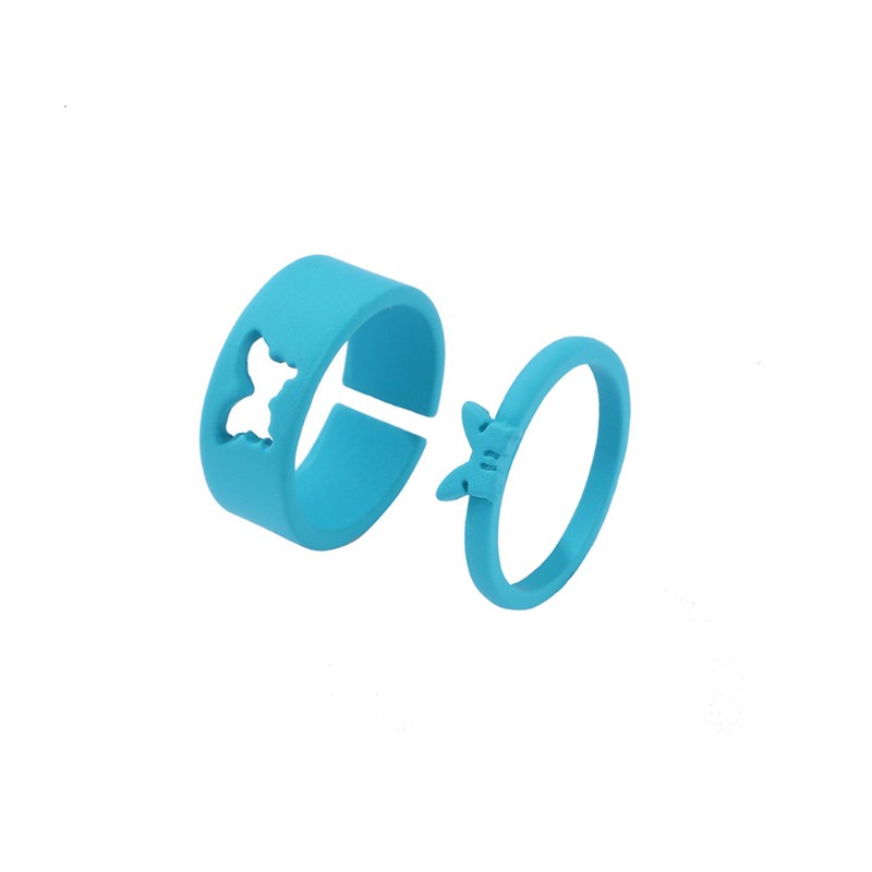 Nhẫn Đôi Hình Bướm Thời Trang Cho Nam Nữ