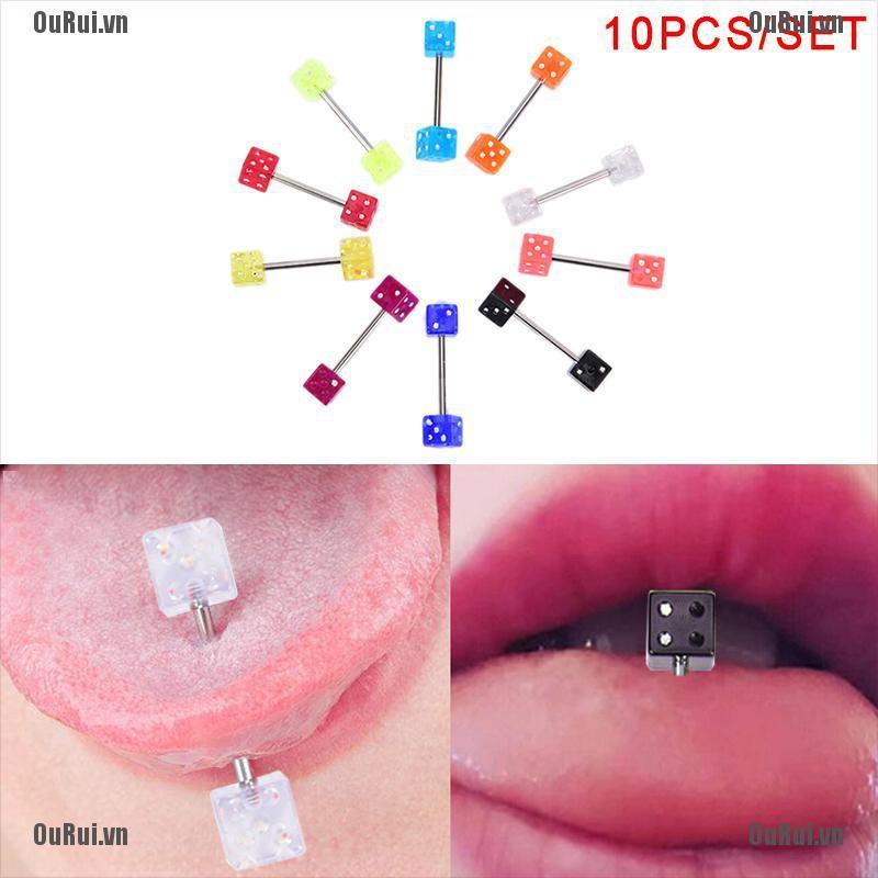 Bộ 10 Lưỡi Dao Bằng Thép Không Gỉ Phong Cách