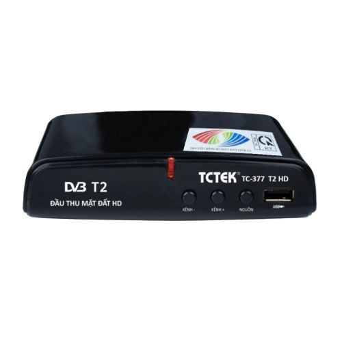 Đầu thu truyền hình mặt đất DVB T2 TCTEK TC-377 HD